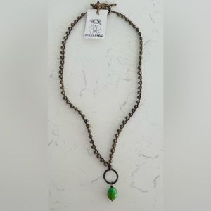 NWT! JONAS & MUSE HANDMADE TURQUOISE STONE NECKLACE